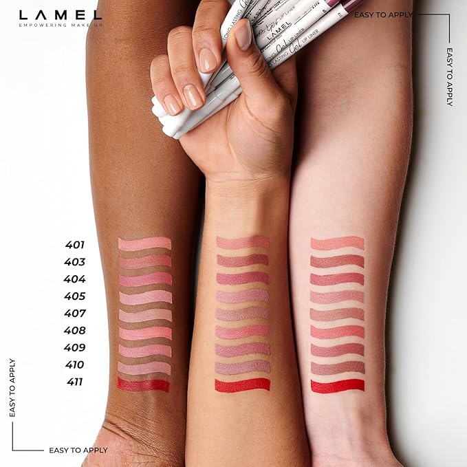 Lamel Matte Gel Lip Liner Pencil | Weightless&CreamyTexture Lip 7g