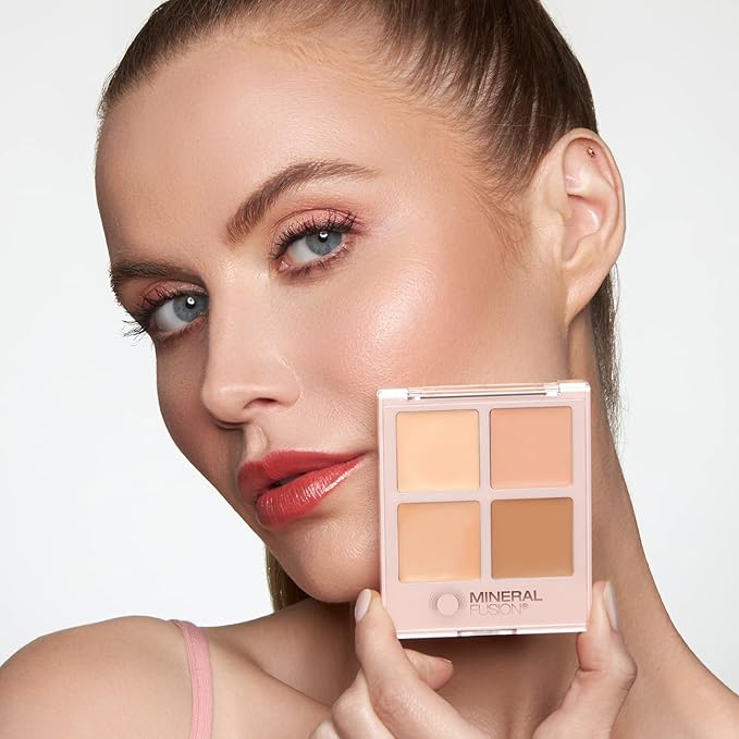 Mineral Fusion Concealer Palette Quad, Light to Neutral,