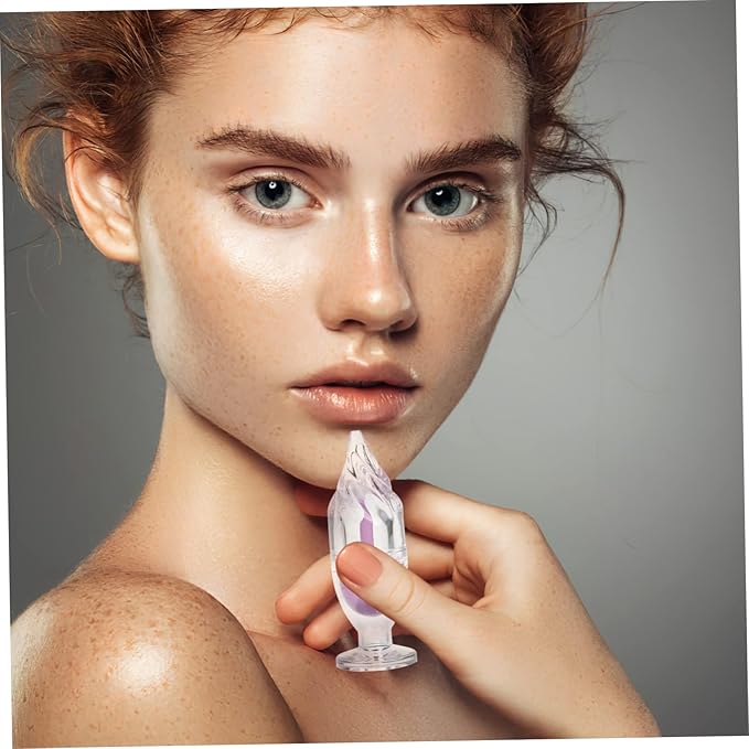 6pcs Ice Cream Lip Gloss Tubes Empty Diy Lipstick Containers Stylish Refillable Holders for Homemade Cosmetic Fun for Travel and Handbag