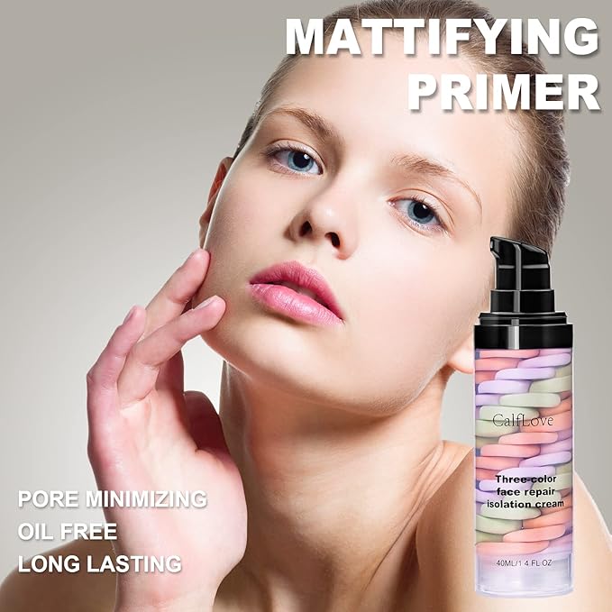 Primer Face Makeup,3 In 1 Isolation Cream,Makeup Primer Primer (1PC)