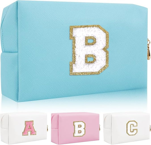 Personalized initial letter patch makeup