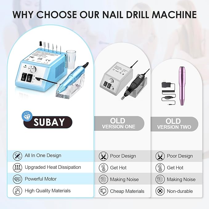 Subay professional nail drill electric