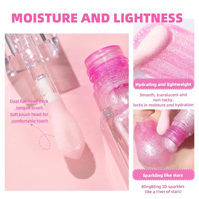 Sulily Magic Color Changing Moisturizing Lip Glow Oil,Plumping Lip