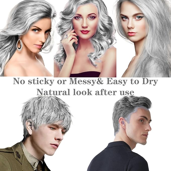 White Hair Color Wax, Temporary