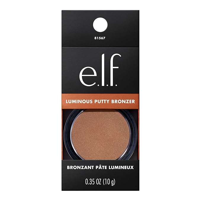 e.l.f. Luminous Putty Bronzer, Lightweight Putty-to-Powder Bronzer For