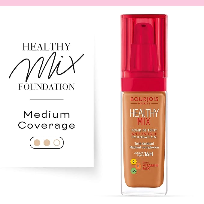 Bourjois Healthy Mix Anti-Fatigue Medium coverage Liquid Foundation 30ml