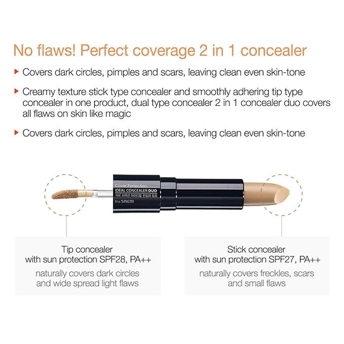 THESAEM Cover Perfection Ideal Concealer Duo (#2 Rich Crease-Proof Concealer