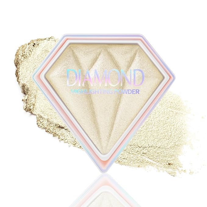 Boobeen Highlighter Makeup Palette, Baked Highlighter Bronzer Powder