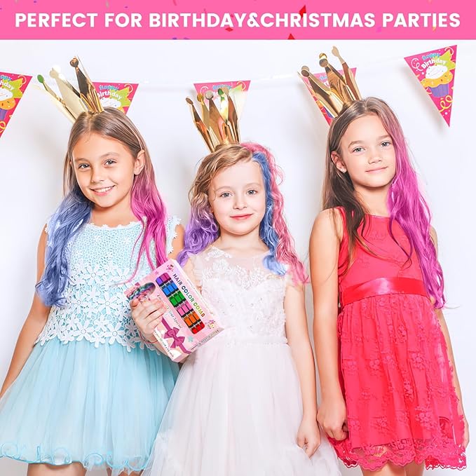 6 Color New Hair Chalk