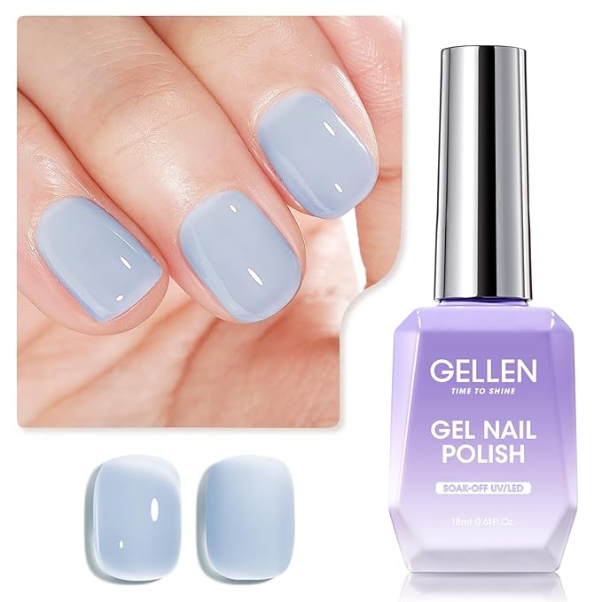 Gellen Baby Blue Gel Nail