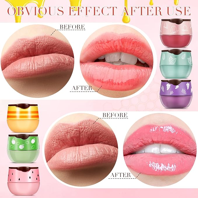 12 Pcs Bee Lip Balm Honey