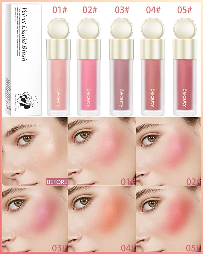 Velvet Liquid Blush Wand, Creme Blush Makeup Stick,Blush for Women-04