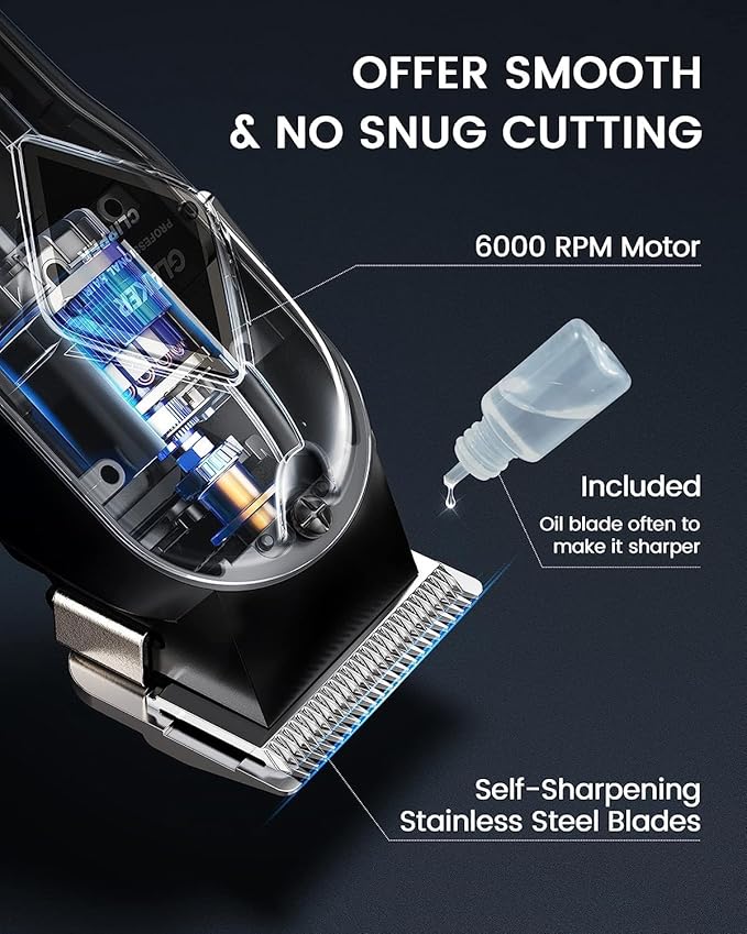GLAKER Hair Clippers for Men
