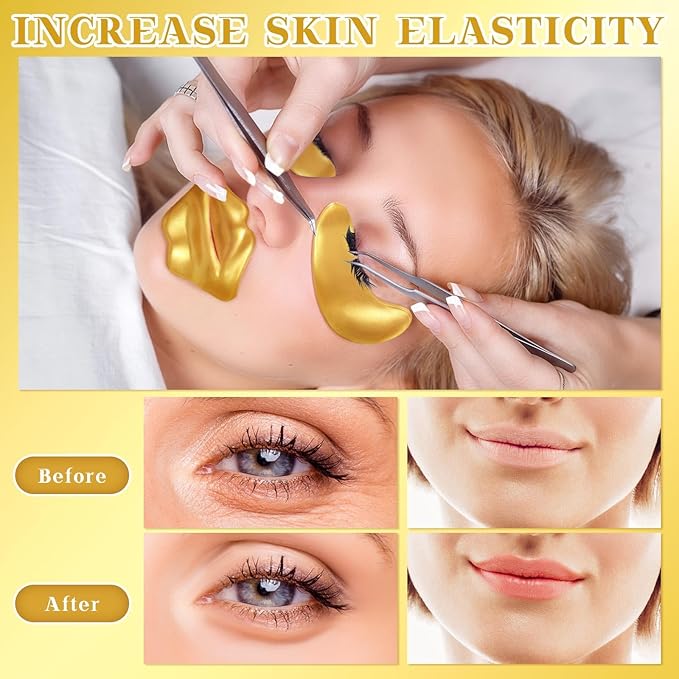 24k gold gel crystal collagen
