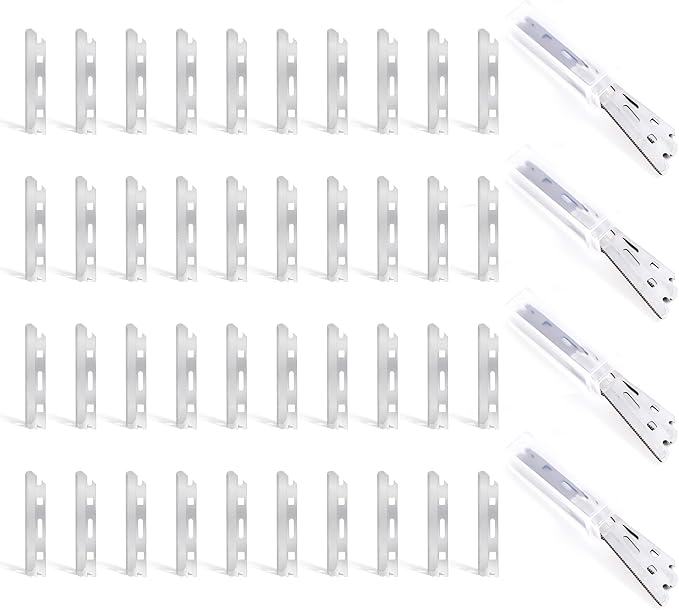 Dermaplan Razor for Face Professional, Facial Razors for Women Face with 40 Blade Refills, Eyebrow Razor for Women and Men