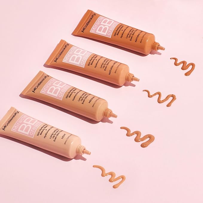 MCoBeauty Miracle BB Cream, Medium, Skin-Perfecting Coverage for Free Cosmetics