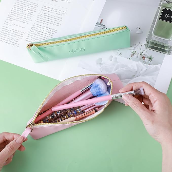 2pcs small leather pouch mini