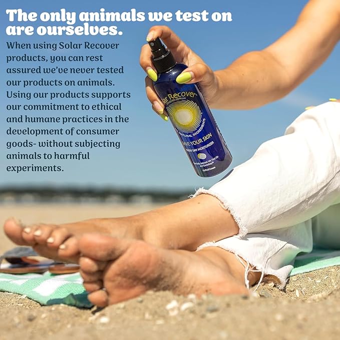 Solar Recover After Sun Moisturizing Spray 2 Pack (12 Ounce Each) - Hydrating Facial & Body Mist - 2460 Sprays of Sunburn Relief With Vitamin E & Calendula - Lotion Delivered in Water For Healthy Skin