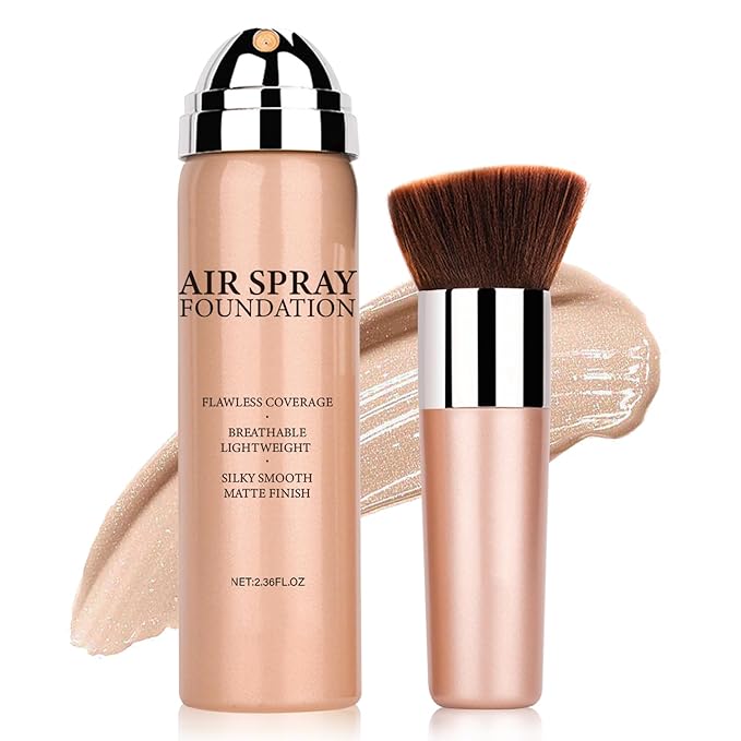 NVLEPTAP Airbrush Foundation Makeup Spray Silky Lightweight Full