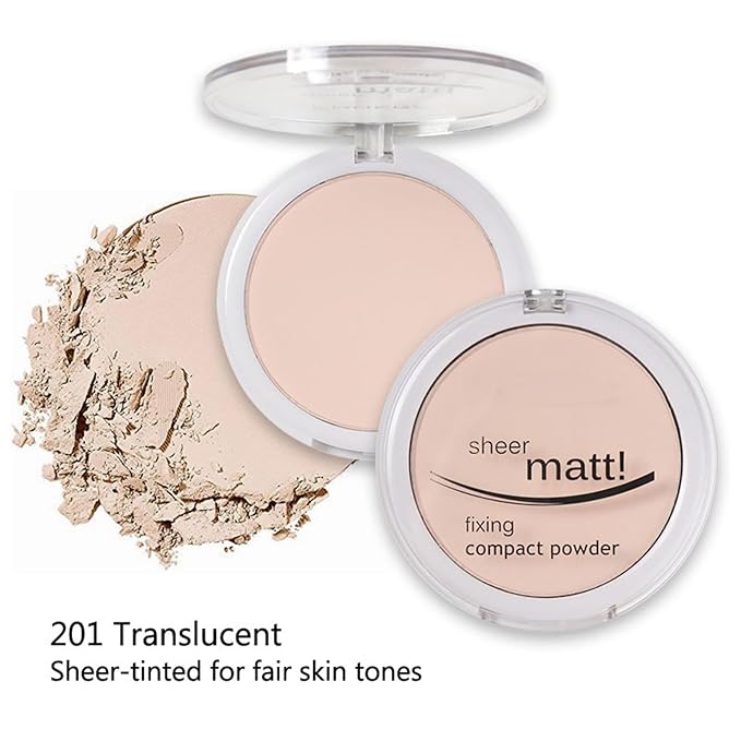 MAEPEOR Pressed Powder 8 Colors Oil Control Matte (01 Translucent)