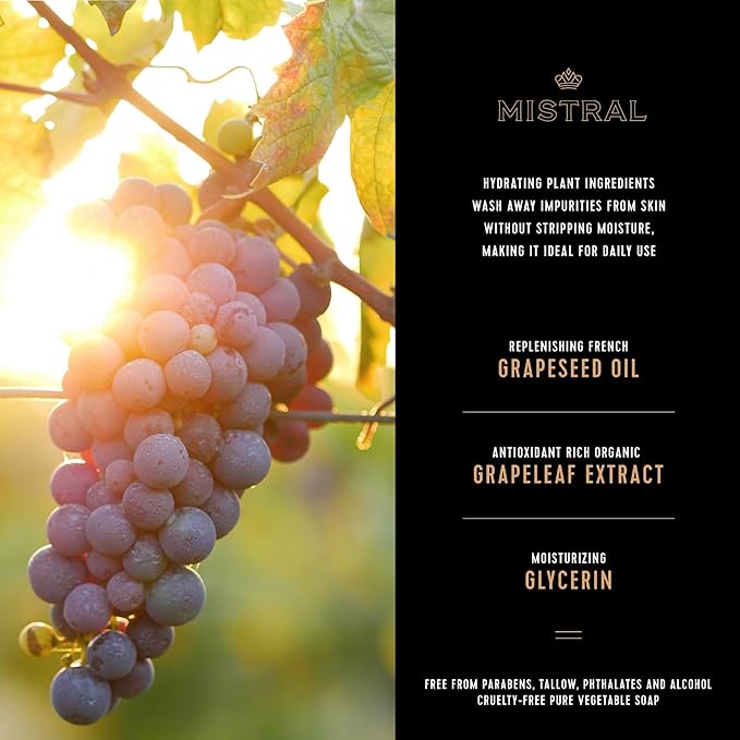 Mistral Bar Soap, Santal Absolute, Large Bar