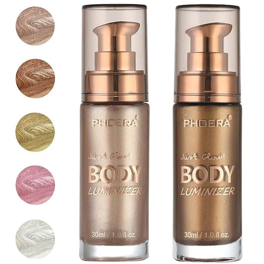 PHOERA Body Luminizer Highlighter, Waterproof Moisturizing and Glow