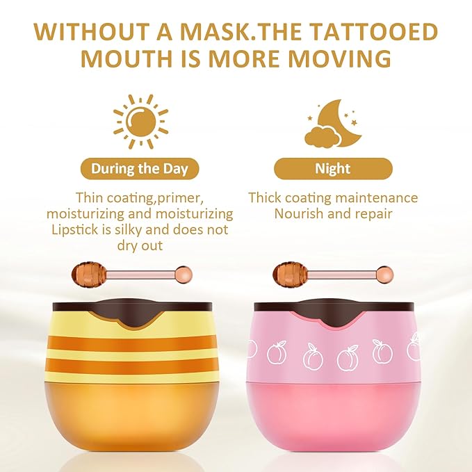 DMSKY 6 PCS Bee Lip Balm