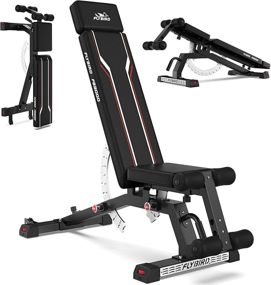 FLYBIRD Weight Bench 1200lbs Capacity FB3000