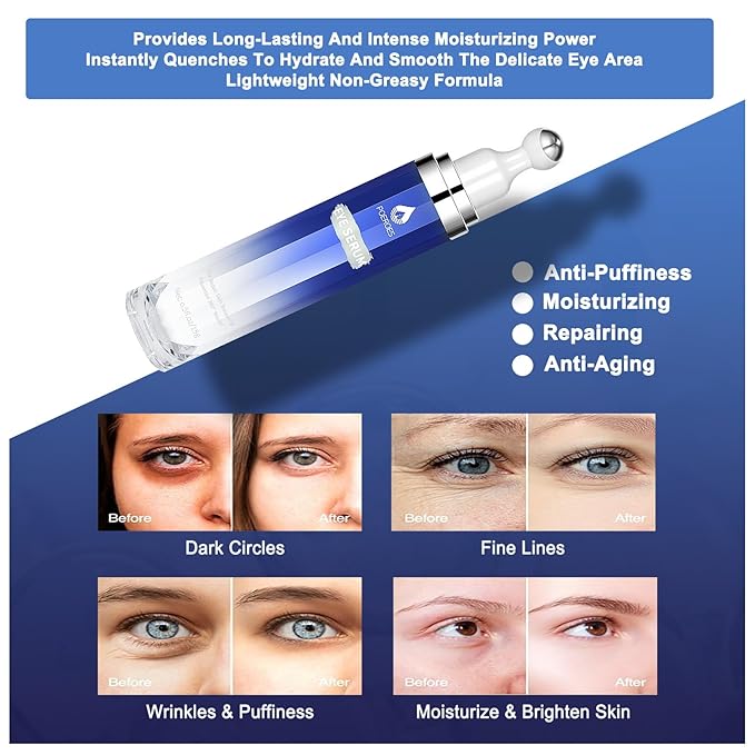 Eye serum with 8% caffeine