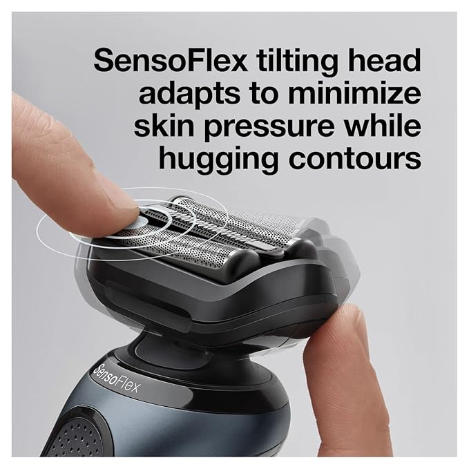 Braun Series 6 6075cc Electric Shaver with SmartCare Center and Precision Trimmer, Wet & Dry, Rechargeable, Cordless Foil Shaver, Black