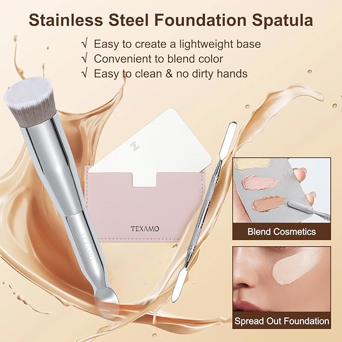 Foundation Makeup Spatula Mixing Makeup Palette Spatula Foundation