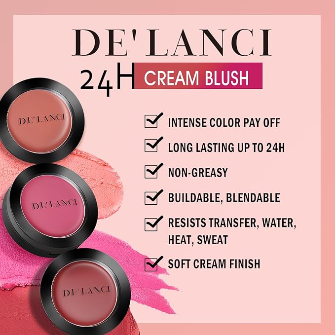 Multi-Purpose Cream Blush for Cheeks & Lip &