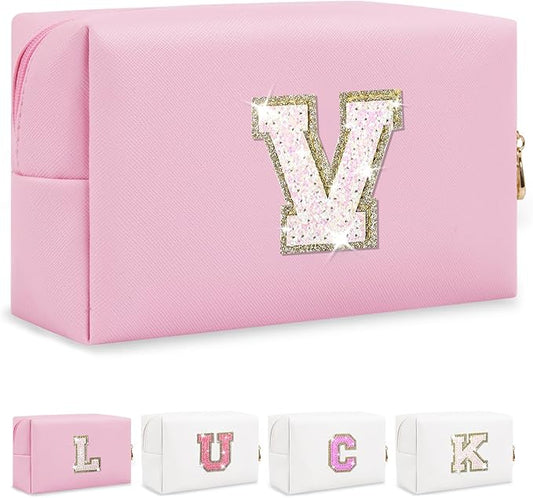 Personalized initial letter patch makeup