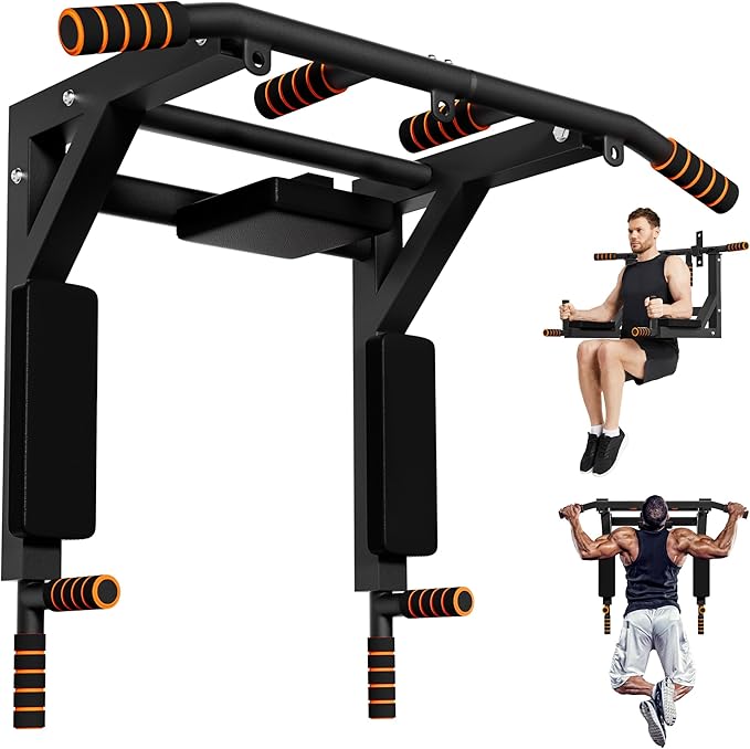 FICTOR Door Pull up Bar for Doorway 30''-37'' Door