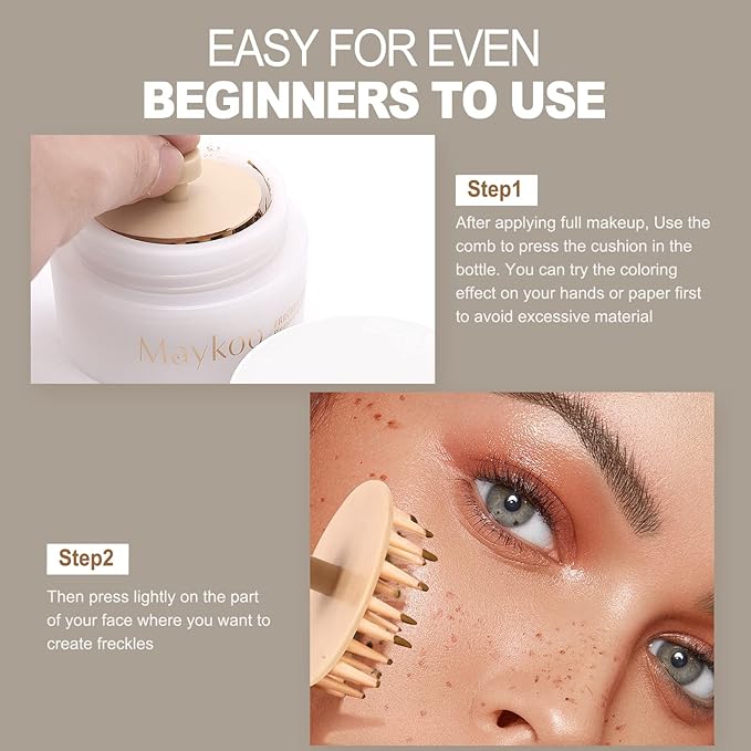 Freckle Cushion Natural Like Freckle Makeup Fake Freckles Fresh Brown, 15g