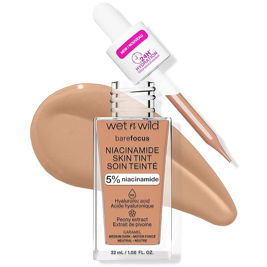 wet n wild Bare Focus Skin Tint, 5% - Caramel