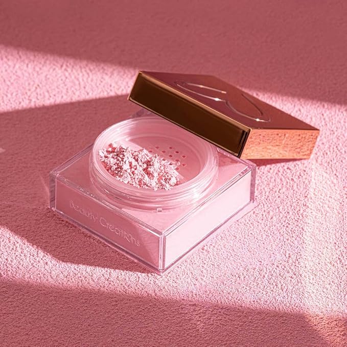 “Pink Cloud” | Loose Setting Powder Minimizes Pores Face