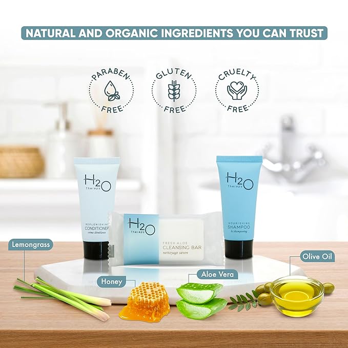 H2O Therapy Hotel Soaps and Toiletries oz