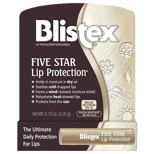 Blistex Five Star Lip Protection Balm,