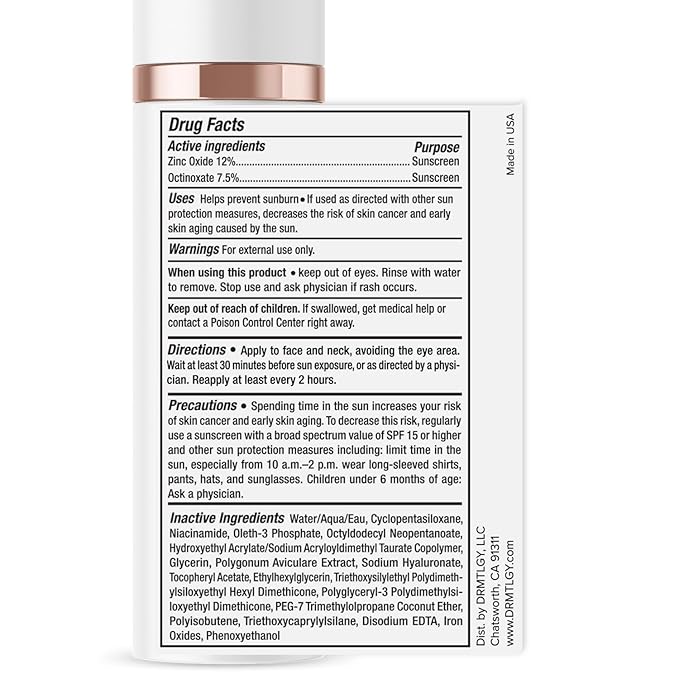 DRMTLGY Universal Tinted Moisturizer with SPF 46. Universal 2 pack 1.7 oz