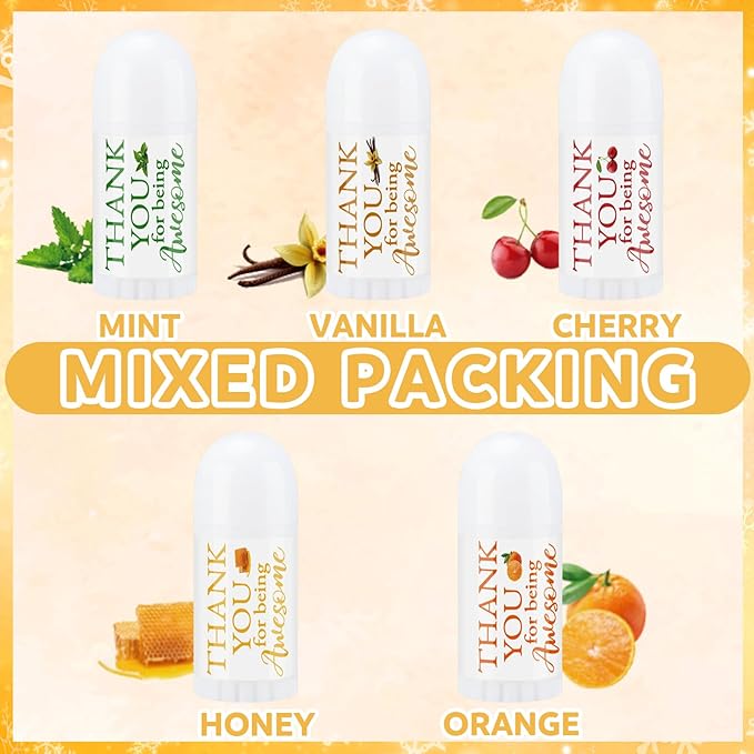 50 Pcs Thank You Gifts Mini Lip
