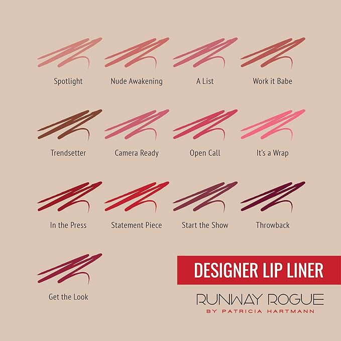 Runway Rogue Designer Liner Lip Pencil, Matte Classic Lip