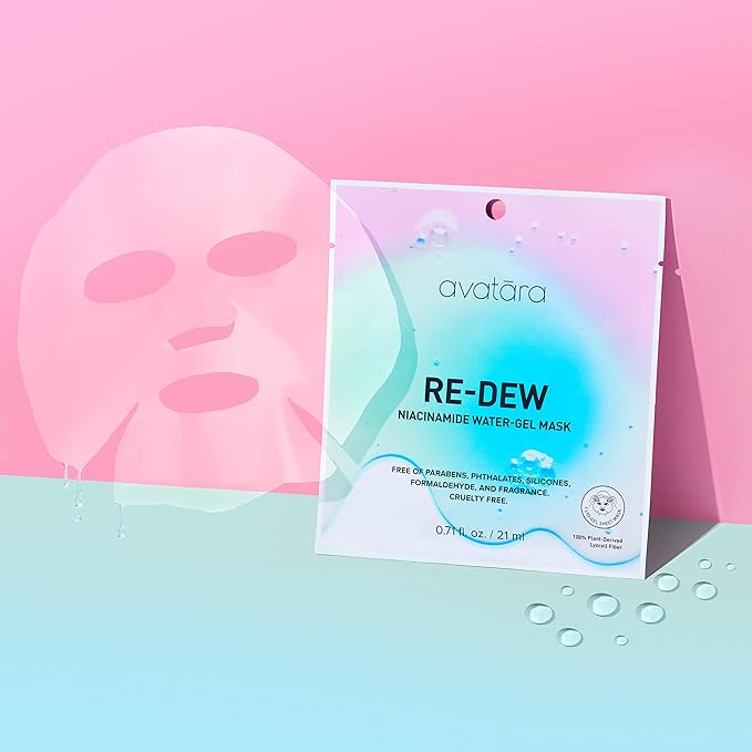 Avatara Re-Dew Niacinamide Water-Gel Mask, Skin ml