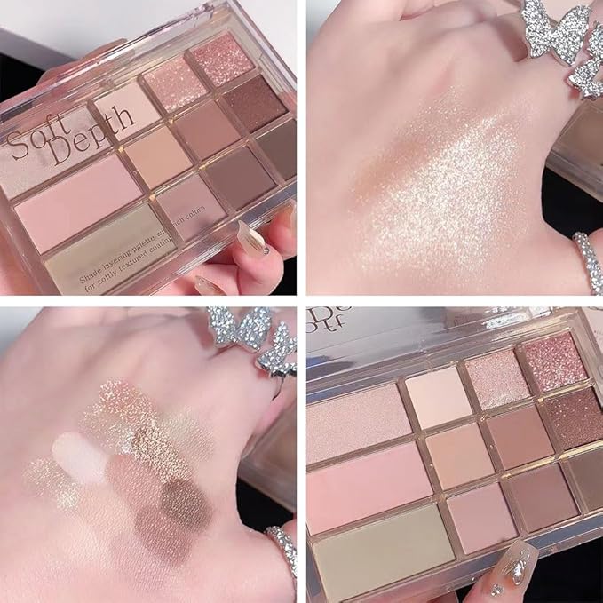 12 Girds Colorful Matte Shimmer Eyeshadow Palette