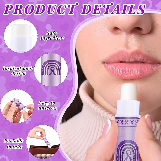 50 Set Overdose Awareness Lip Balms Alzheimer's