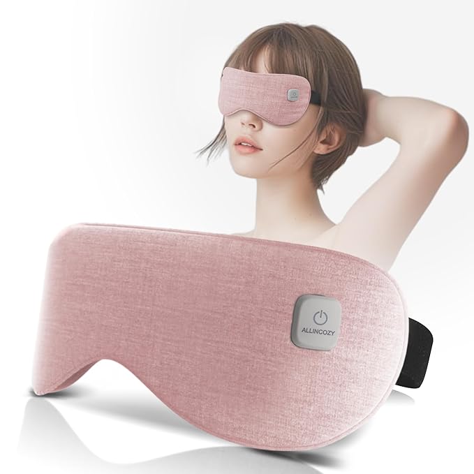 Graphene heated eye mask -