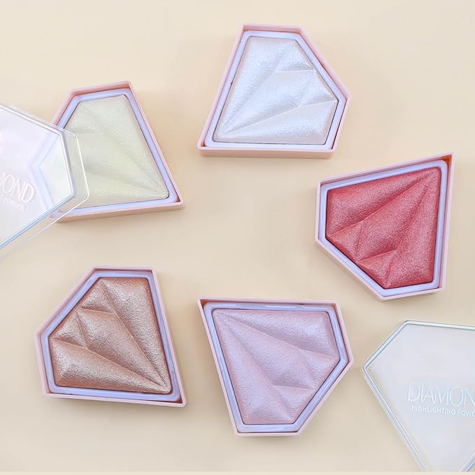 Boobeen Highlighter Makeup Palette, Baked Highlighter Bronzer Powder