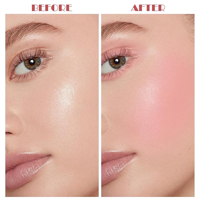 Cream Blush Makeup,Buildable Blush Stick for Cheeks,Matte Finish,Long Multi Stick