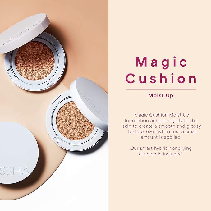 Missha Magic Cushion Moist Up No. 21 Light Skin Types