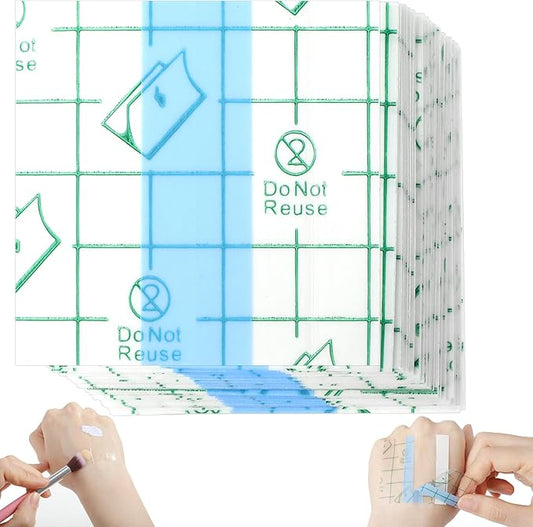 100 Pieces Makeup Hand Palette Single Use Makeup